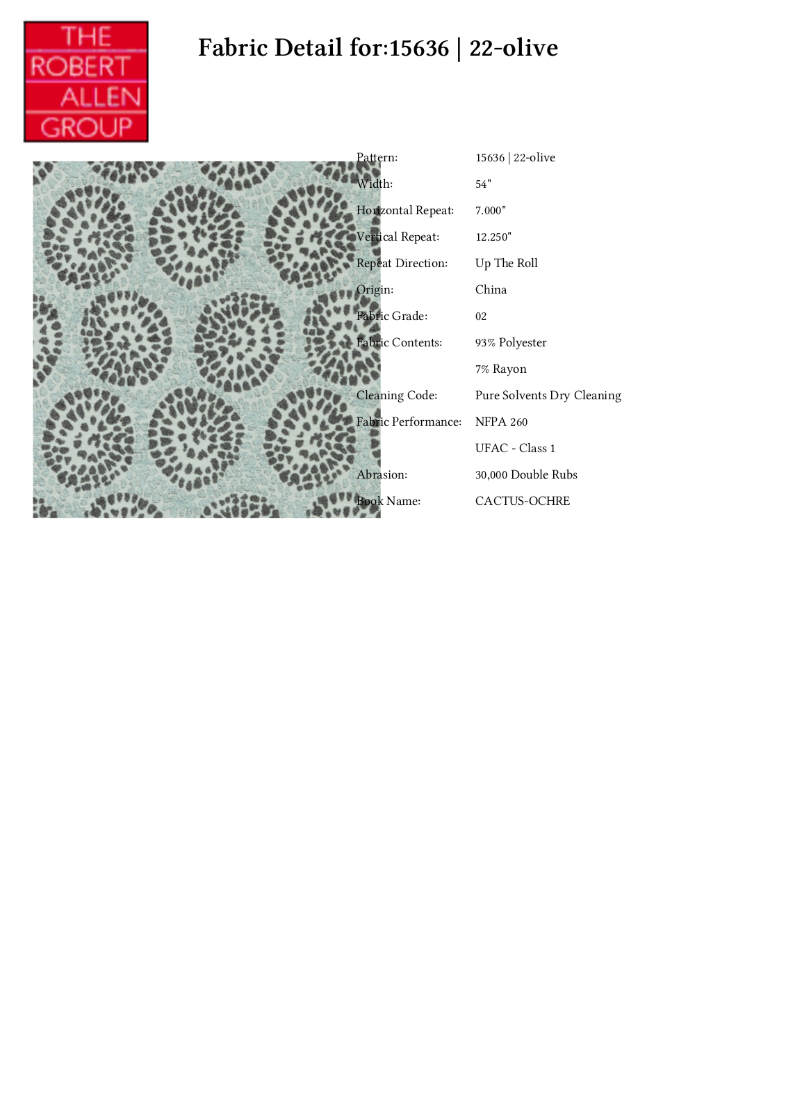 Duralee CRAL5025 Specifications - ManualMachine.com