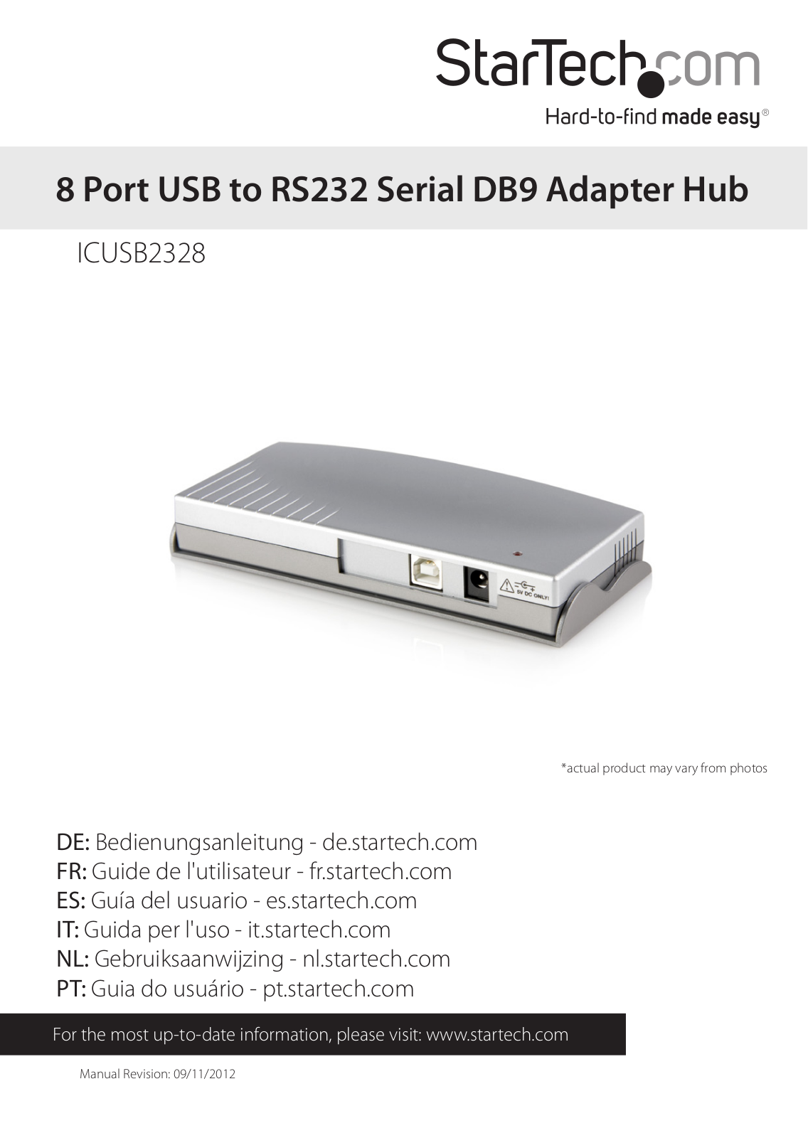 StarTech.com ICUSB2328 User Manual