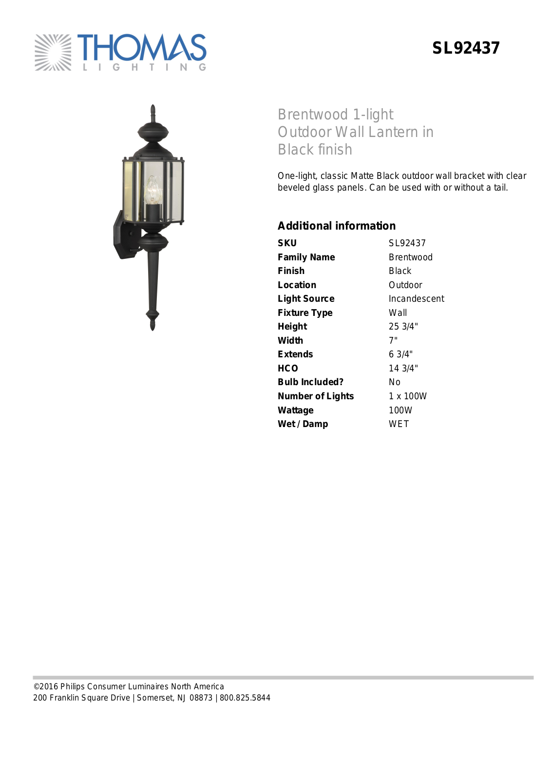 Thomas Lighting SL92437 User Manual - ManualMachine.com