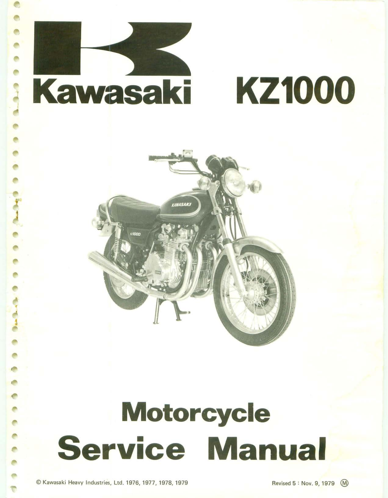 kawasaki KZ1000 Service Manual