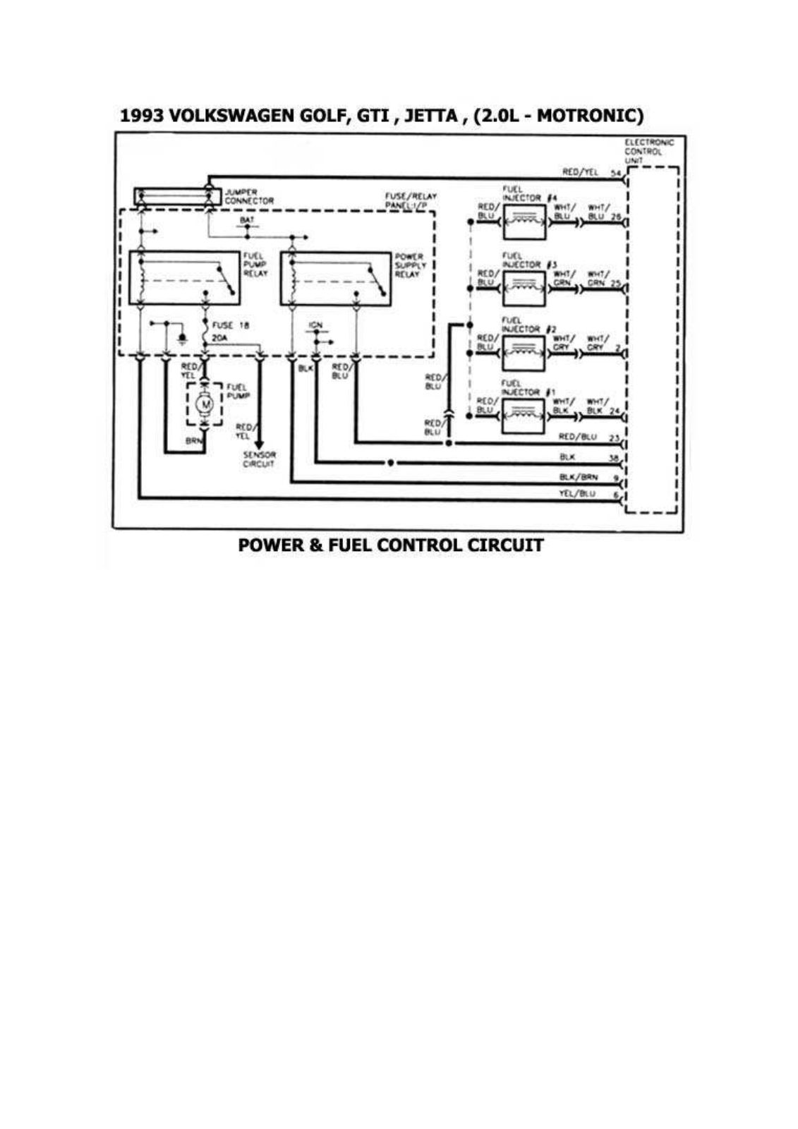 Volkswagen Cabriolet 25-34 Esqvw23 Diagram