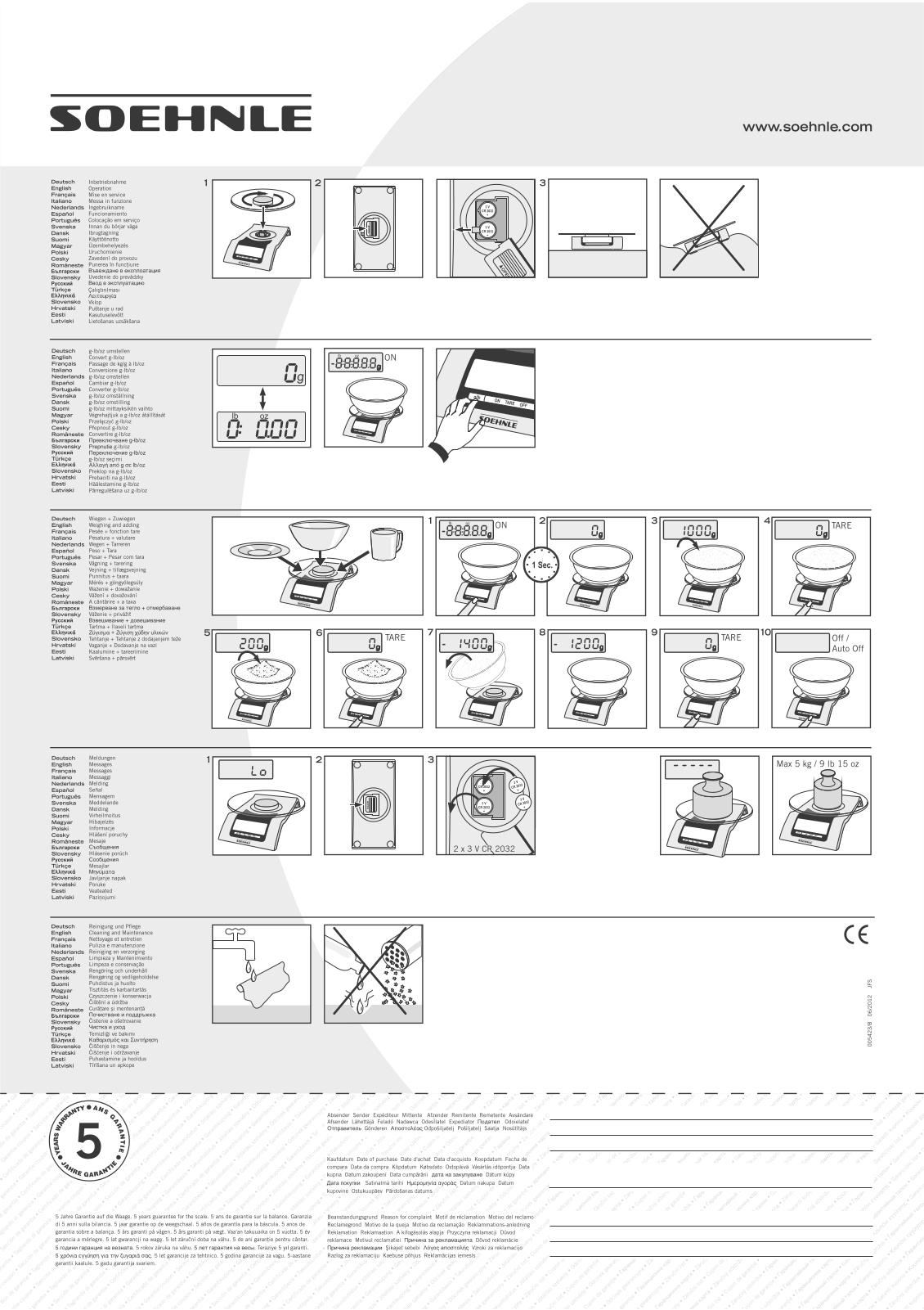 Soehnle 65105 User Manual