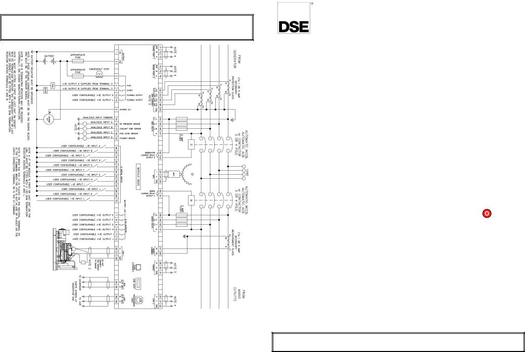 Deep SEA Electronics DSE8910, DSE8920 User Manual