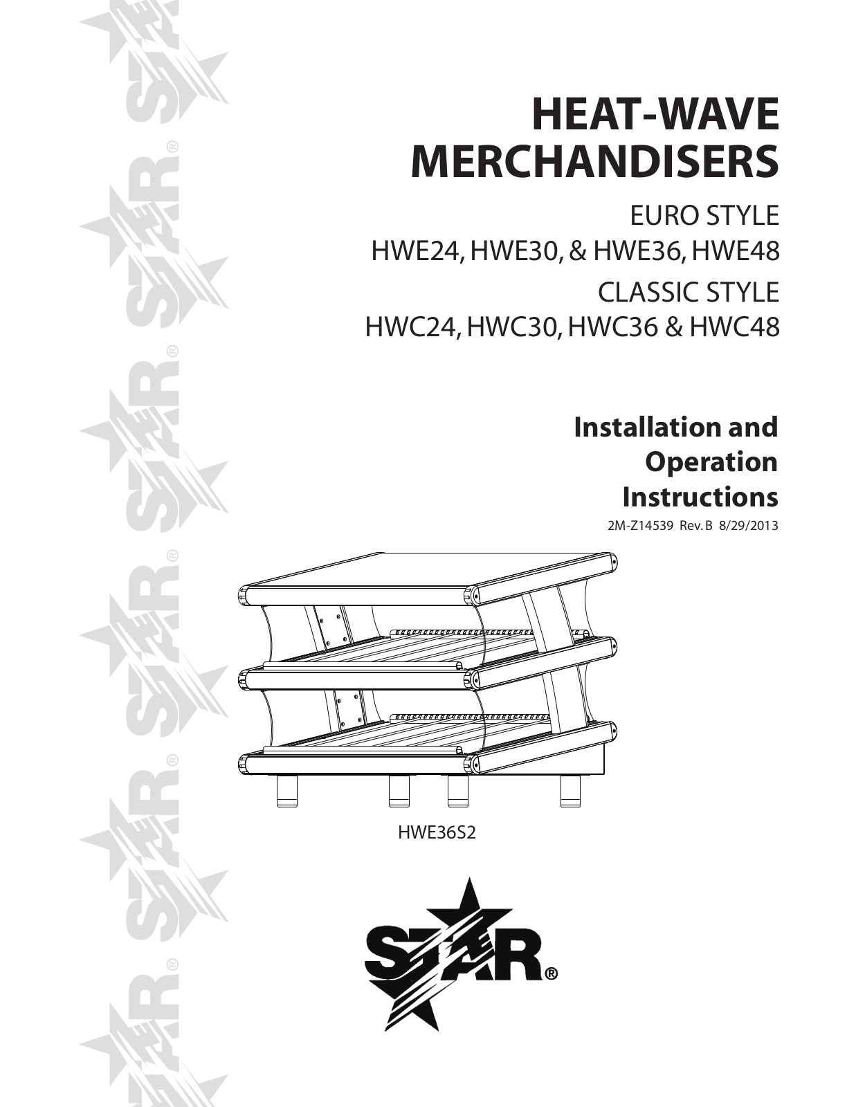 Wells HWE36H2 Installation  Manual