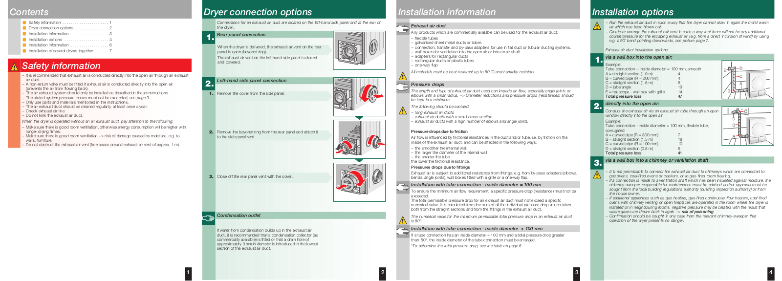 Constructa WTV76302SN, WT34V100ME, CWA4V100IL Installation instructions