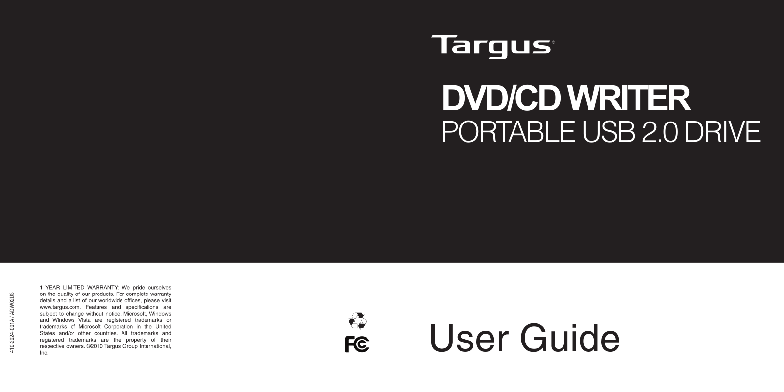 Targus 000027 Users Manual