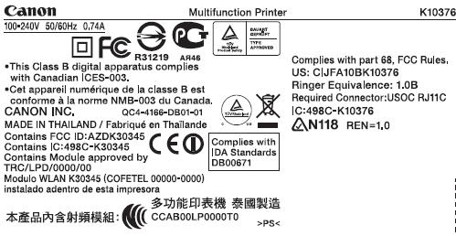 Canon K30345 User Manual