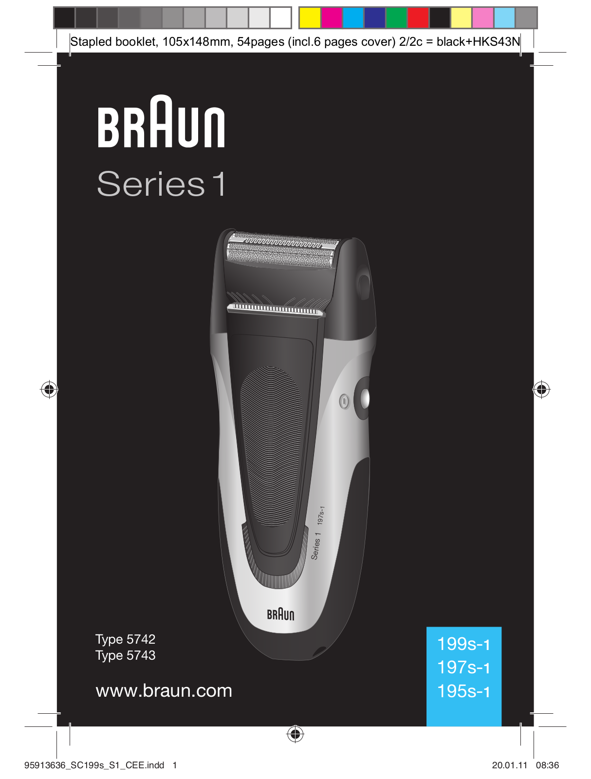 Braun 199s-1, 197s-1, 195s-1 User Manual