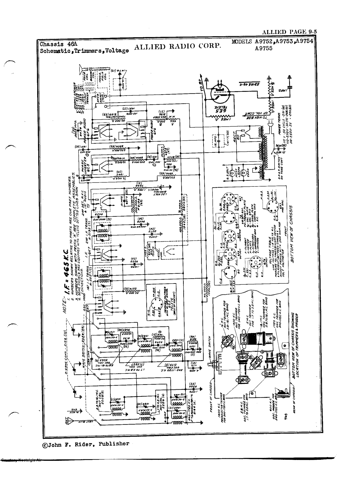Allied Radio A9752 Schematic - ManualMachine.com