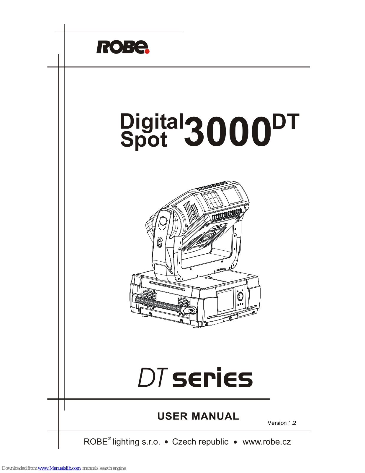 Robe 3000 DT User Manual