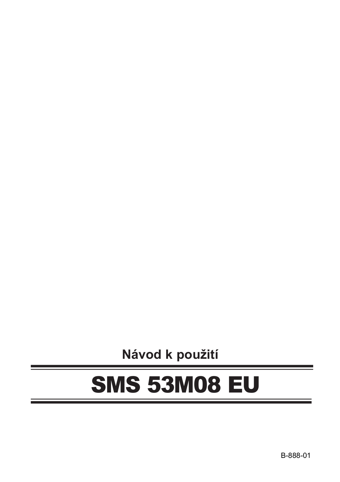 Bosch SMS53M08EU User Manual