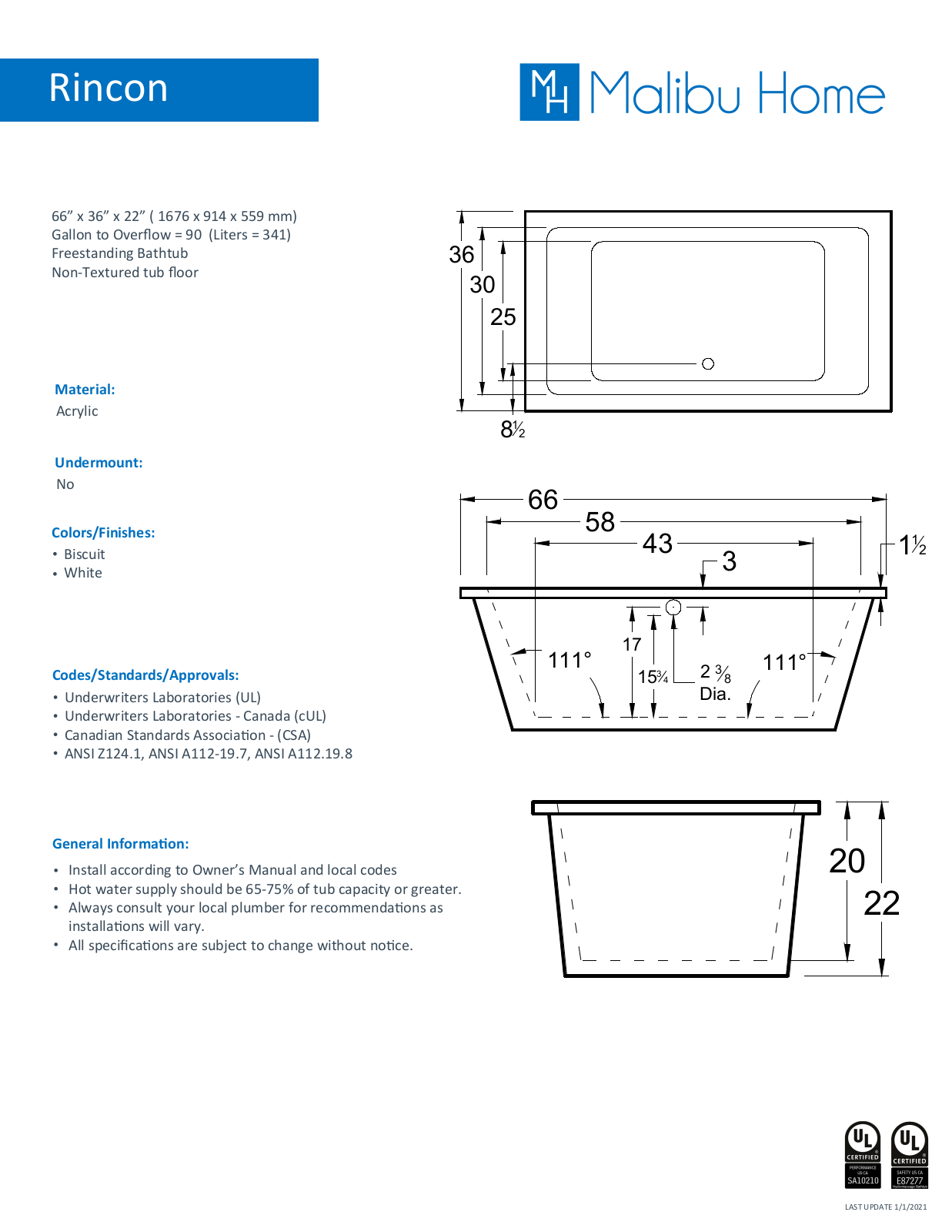 Malibu Home MLHM1522 Specifications - ManualMachine.com