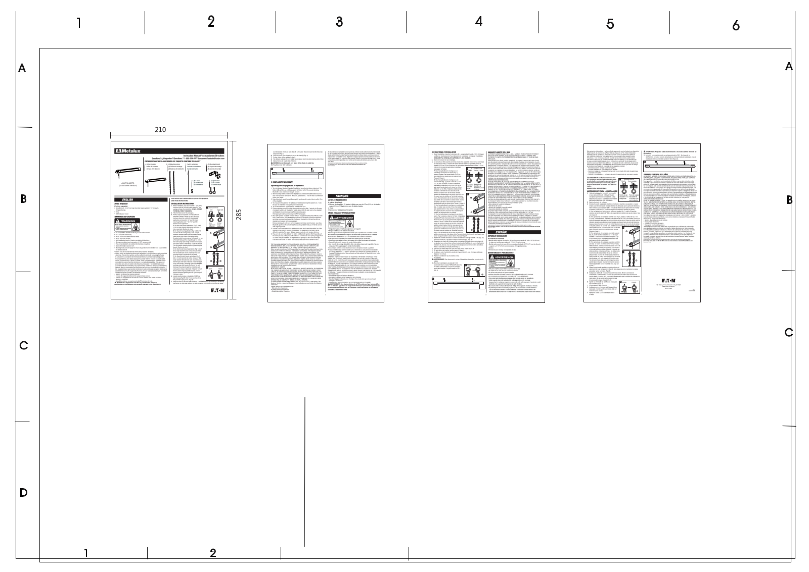 Cooper Lighting 4SHP3240BTS User Manual