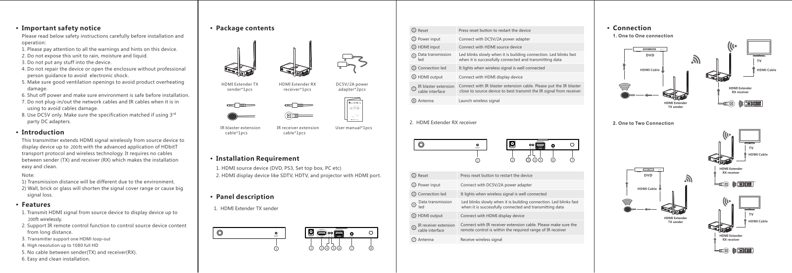 J-tech digital JTECH-WEX200 User Manual