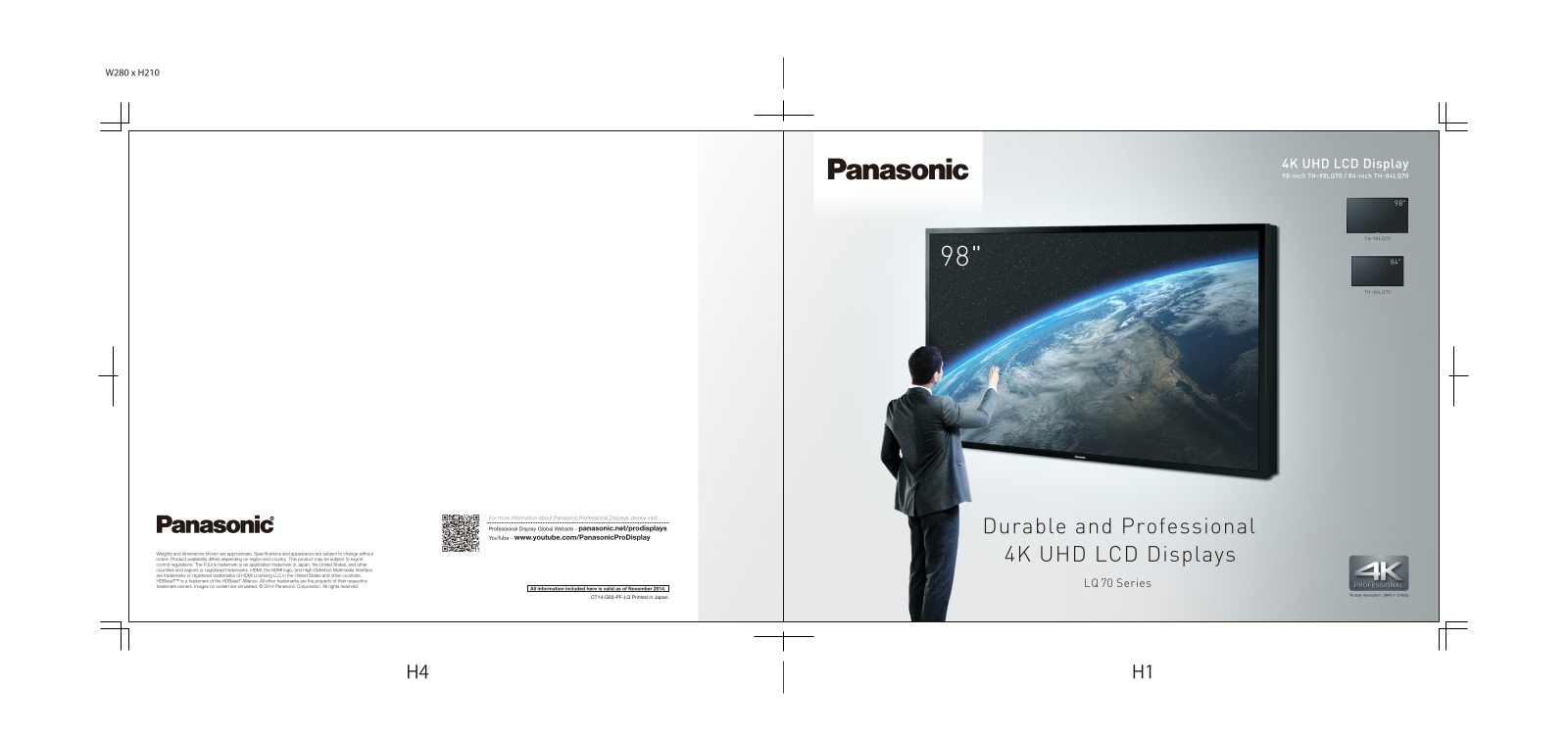 Panasonic TH84LQ70U User Manual