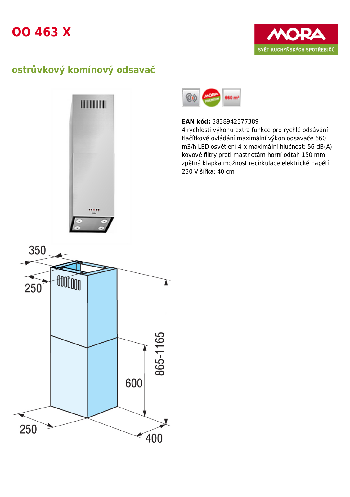 Mora OO 463 X User Manual