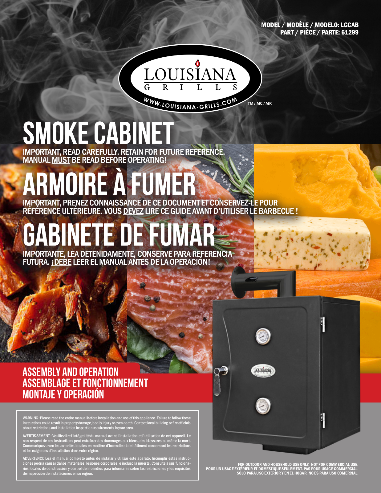 Louisiana grills Lgcab User Manual