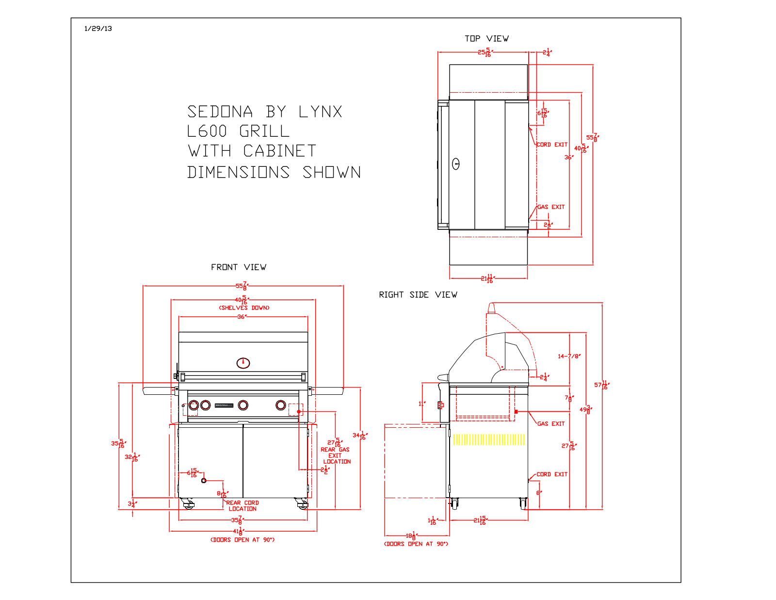 Lynx L600FLP, L600PSFLP, L600FRLP, L600PSFRLP User Manual