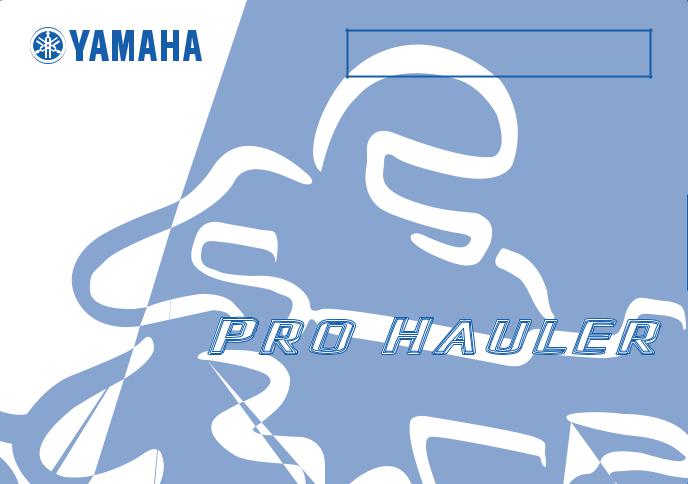 Yamaha PRO HAULER 700 Manual