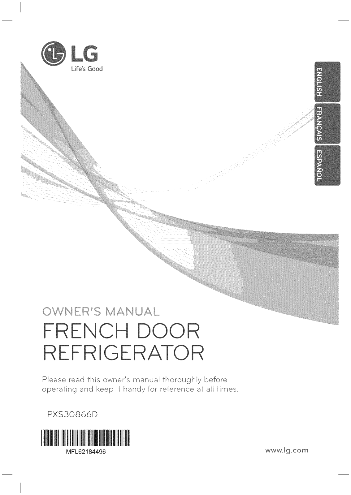 LG LPXS30866D/00 Owner’s Manual