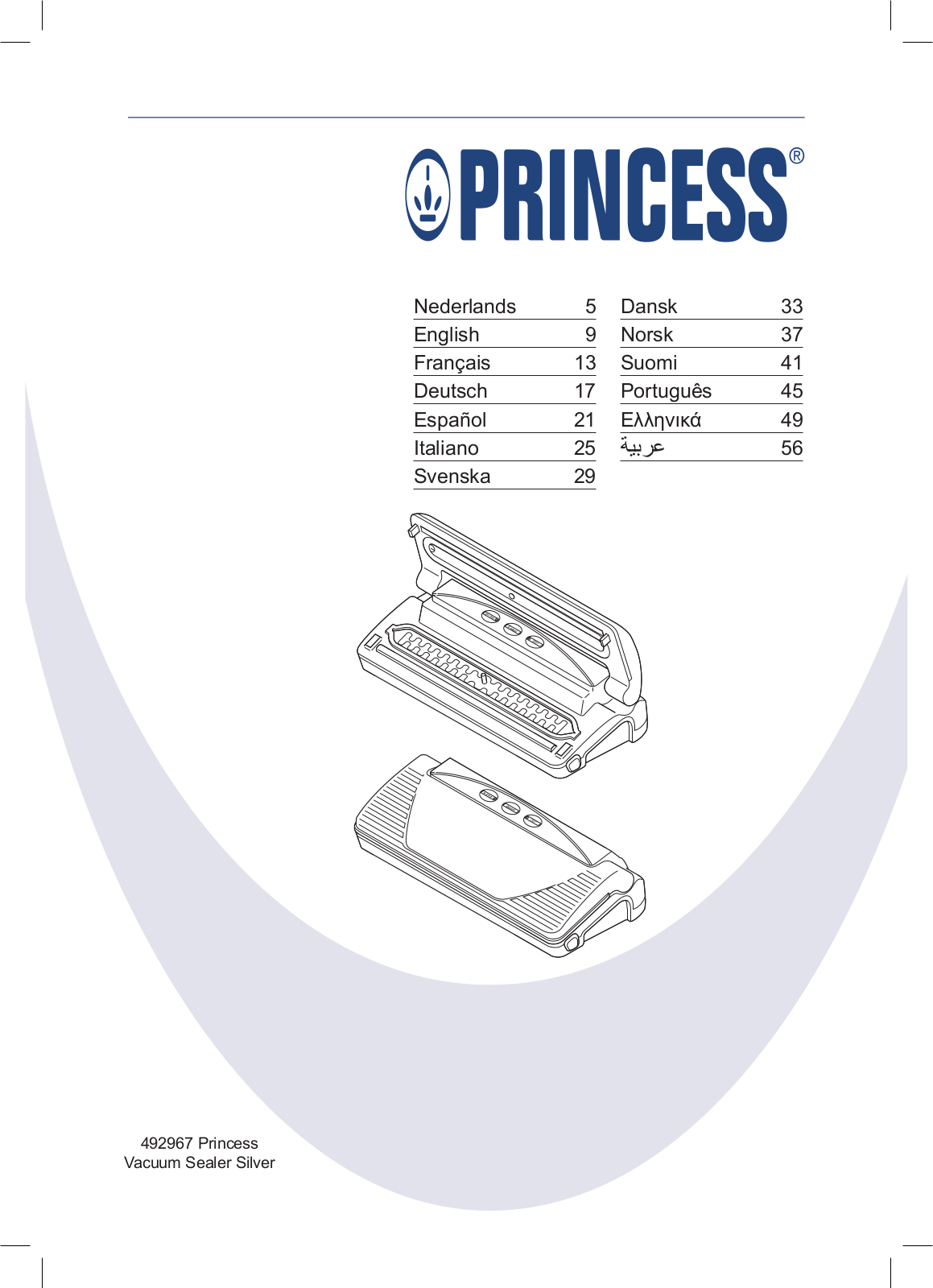 Princess 492967 User Manual