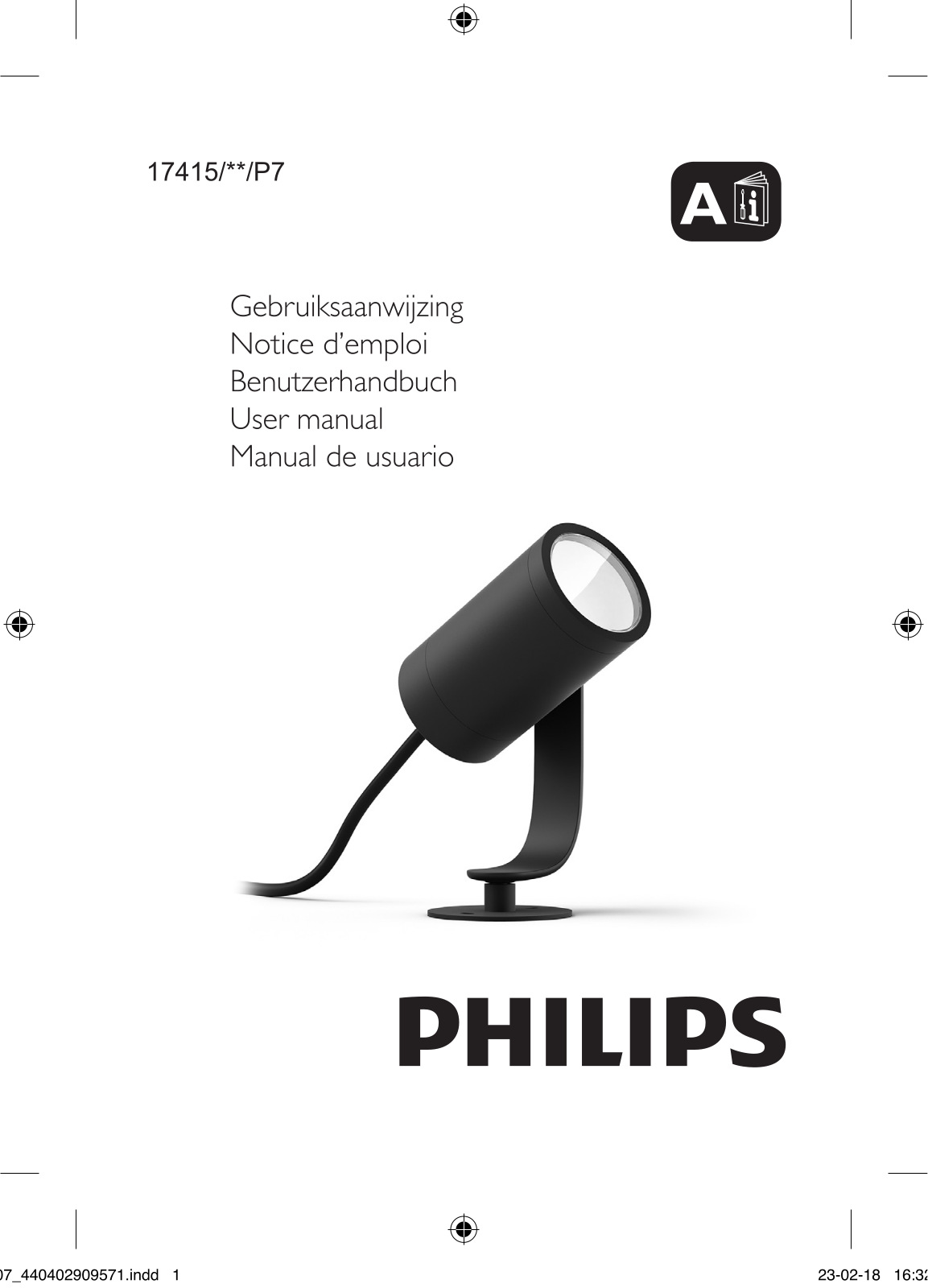 Philips 17415/**/P7 User manual