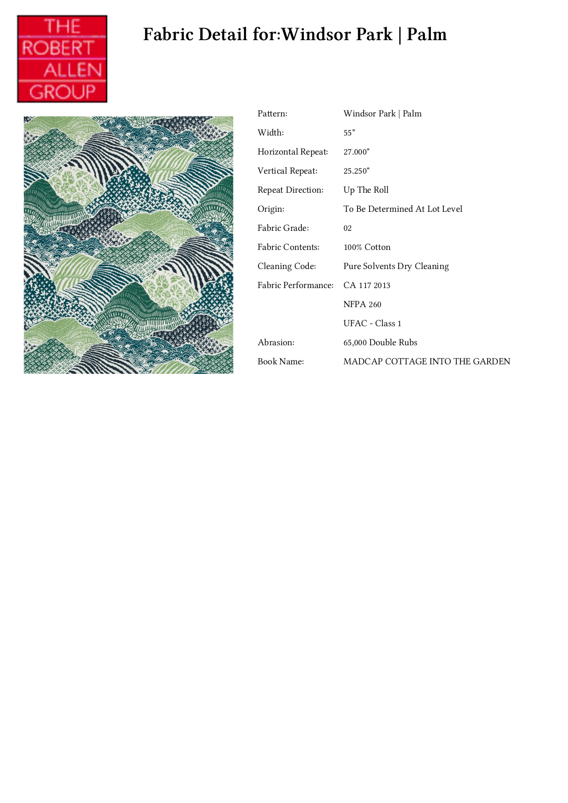 Robert Allen RALF1381 Specifications - ManualMachine.com