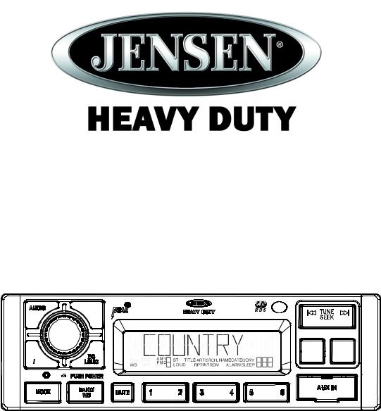 Jensen JHD1130 User Manual