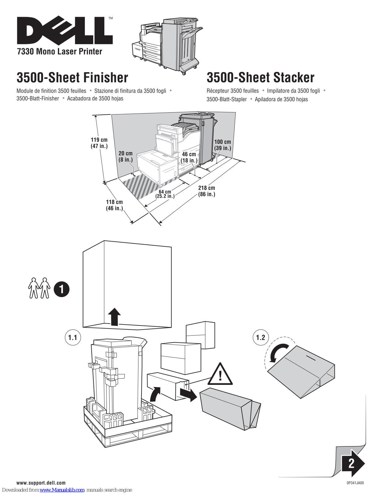 Dell 7330dn Mono Laser Printer, 7330 Mono Accessory Installation Manual