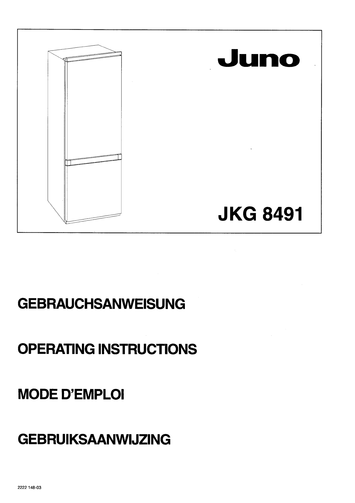 Juno JKG 8491 User Manual