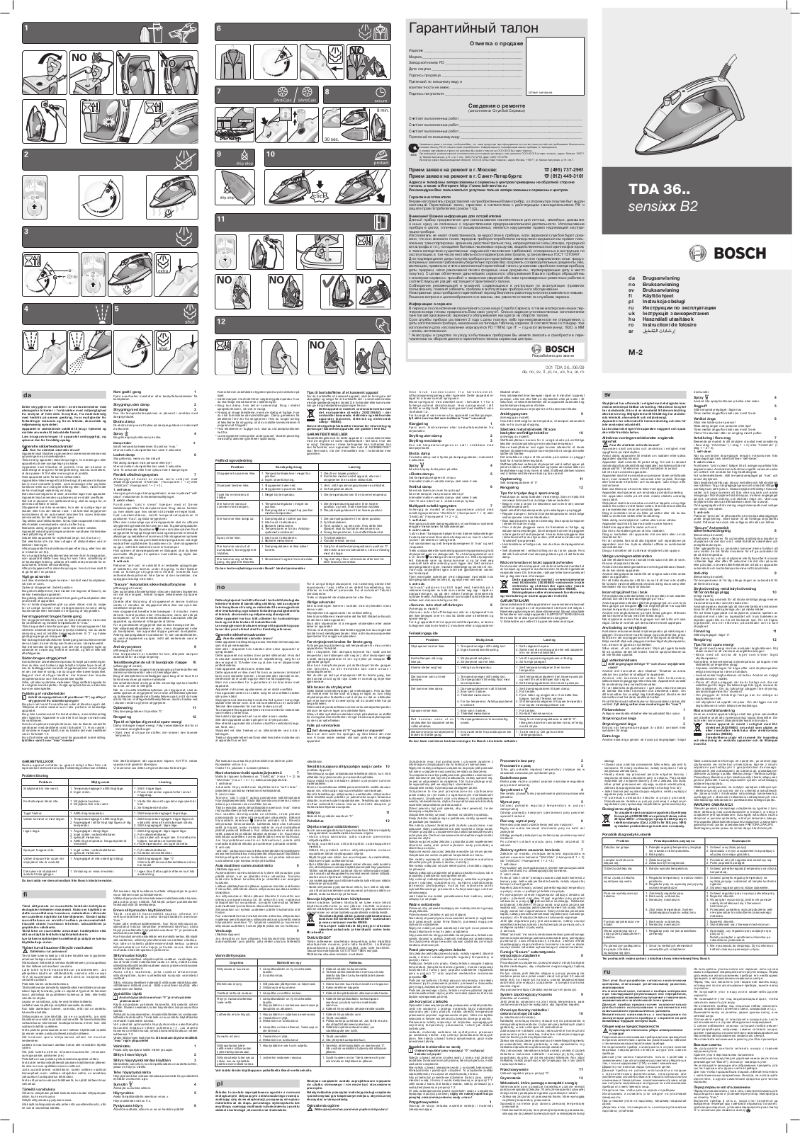 Bosch TDA3630, TDA3601, TDA3633 User Manual