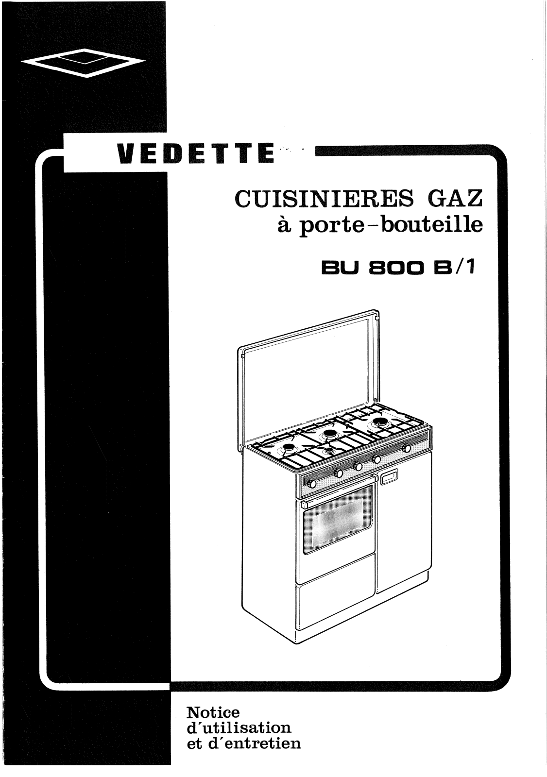 VEDETTE BU800BBP, BU8065B, D6066B User Manual