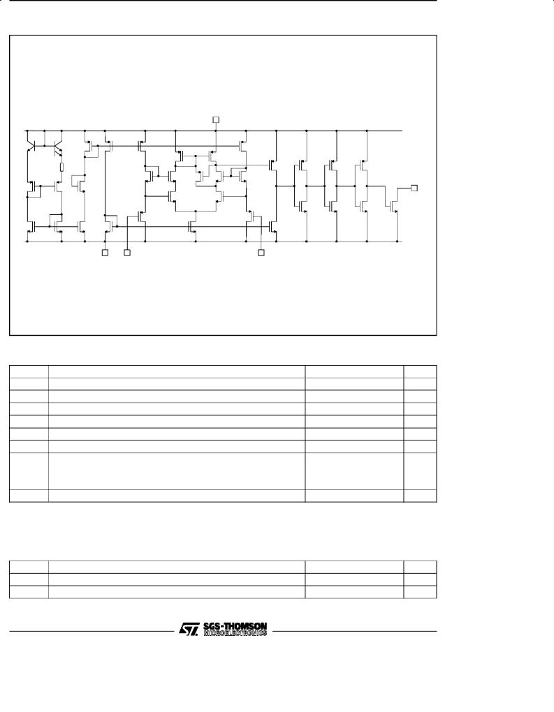 SGS-THOMSON TS374C Technical data