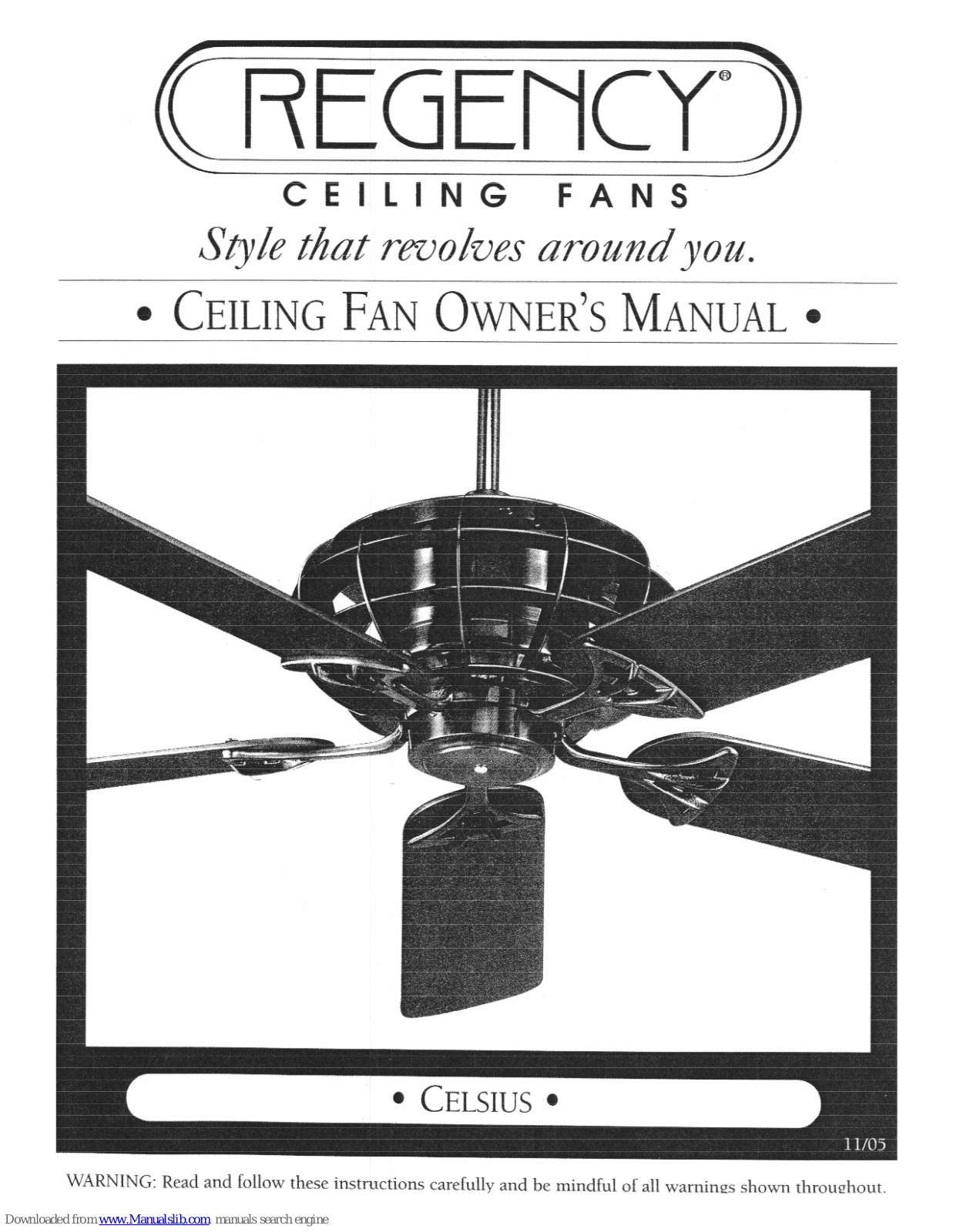 Regency Celsius Owner's Manual - ManualMachine.com