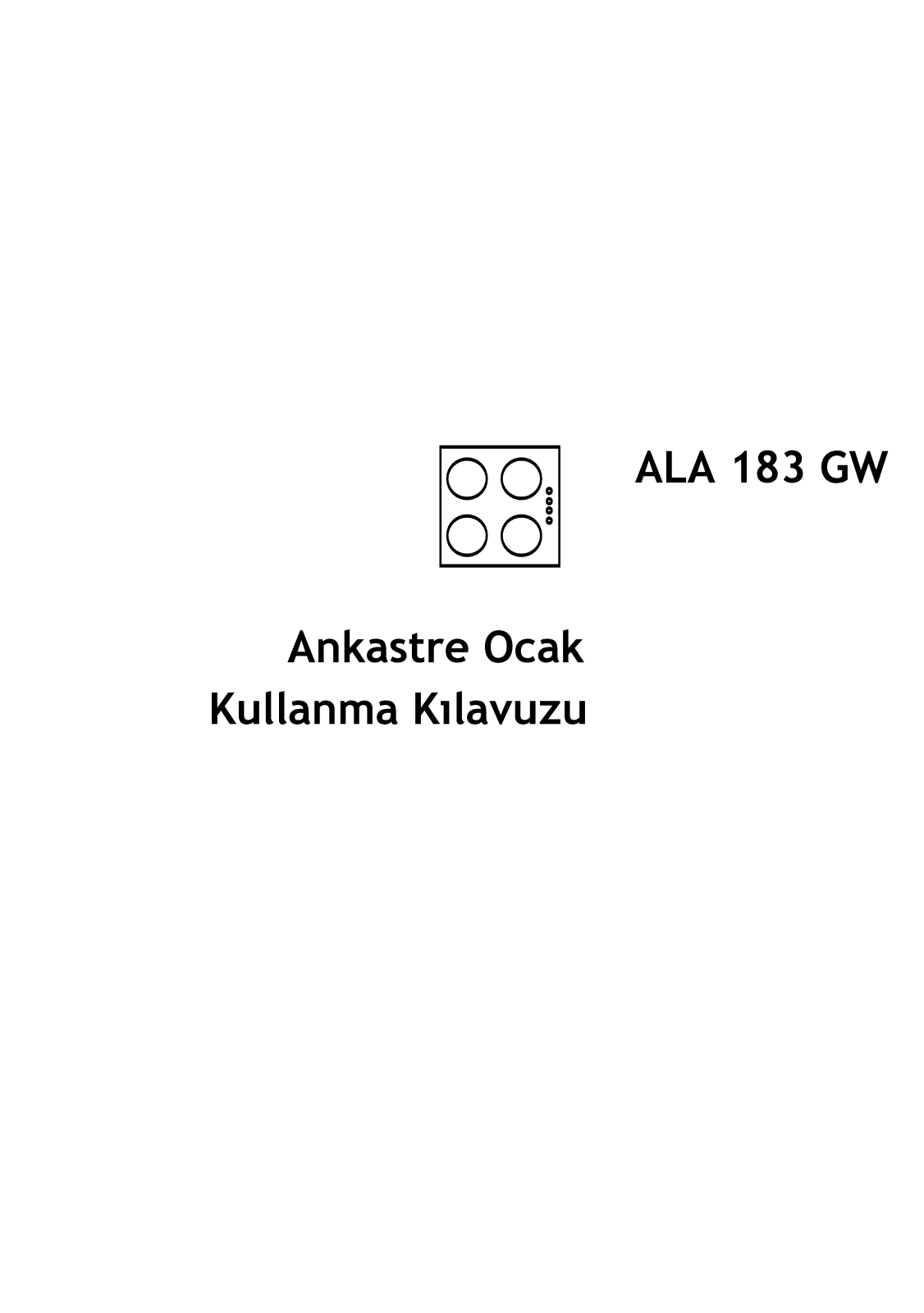 ALTUS ALA183GW User manual