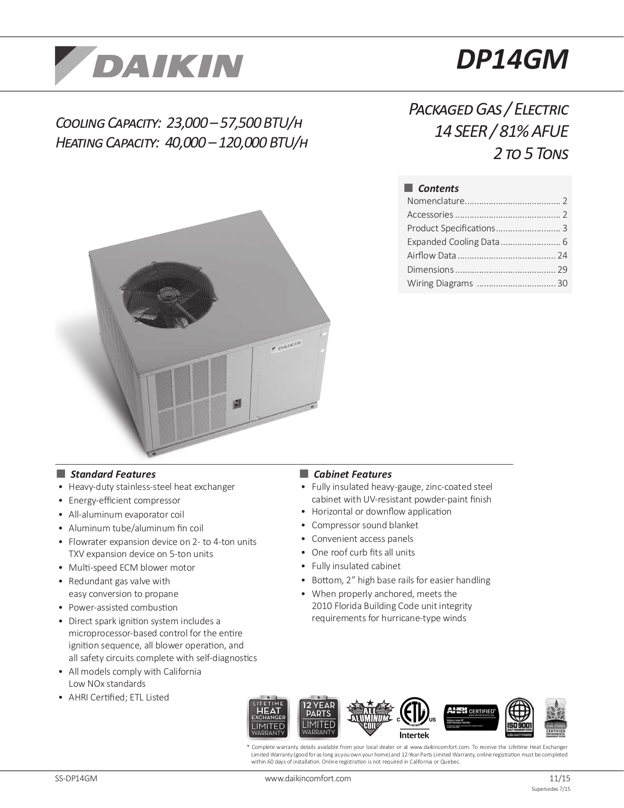 Goodman DP14GM2404041AA User Manual