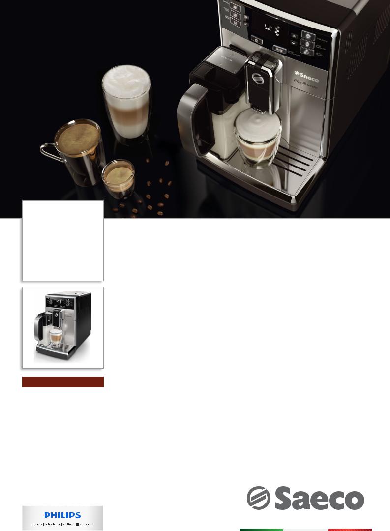 Saeco PicoBaristo HD8927/09 User Manual