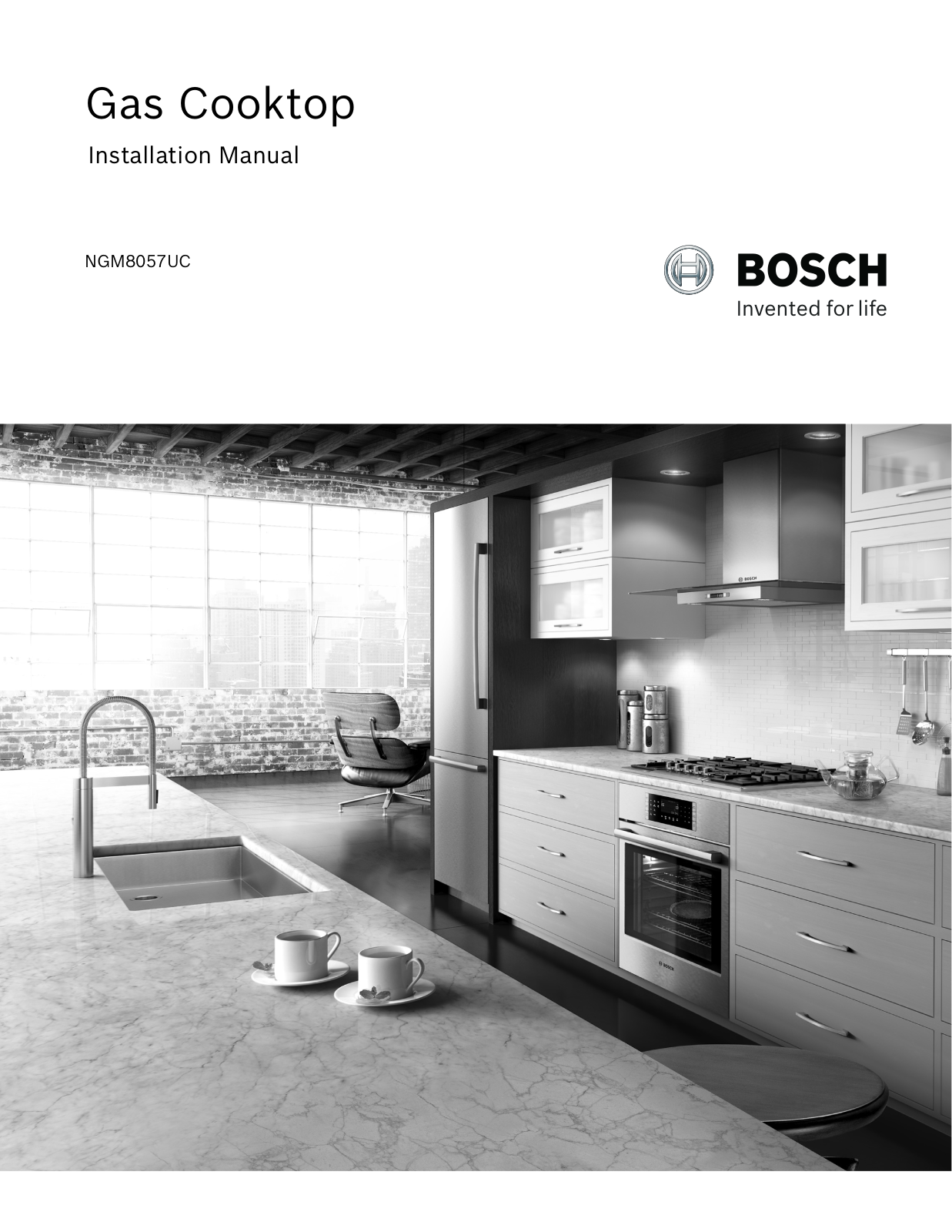 Bosch NGM8057UC Installation Manual