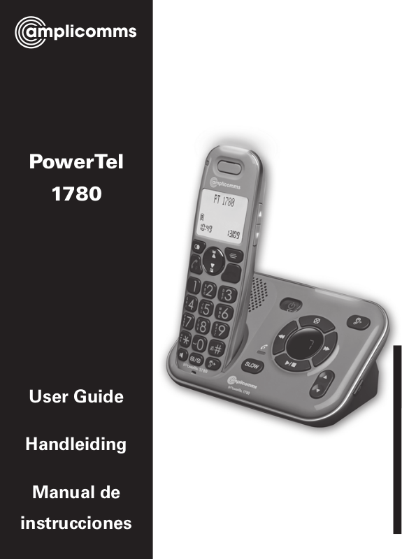 Amplicomms - PowerTel 1780 Cordless amplificato con segreteria