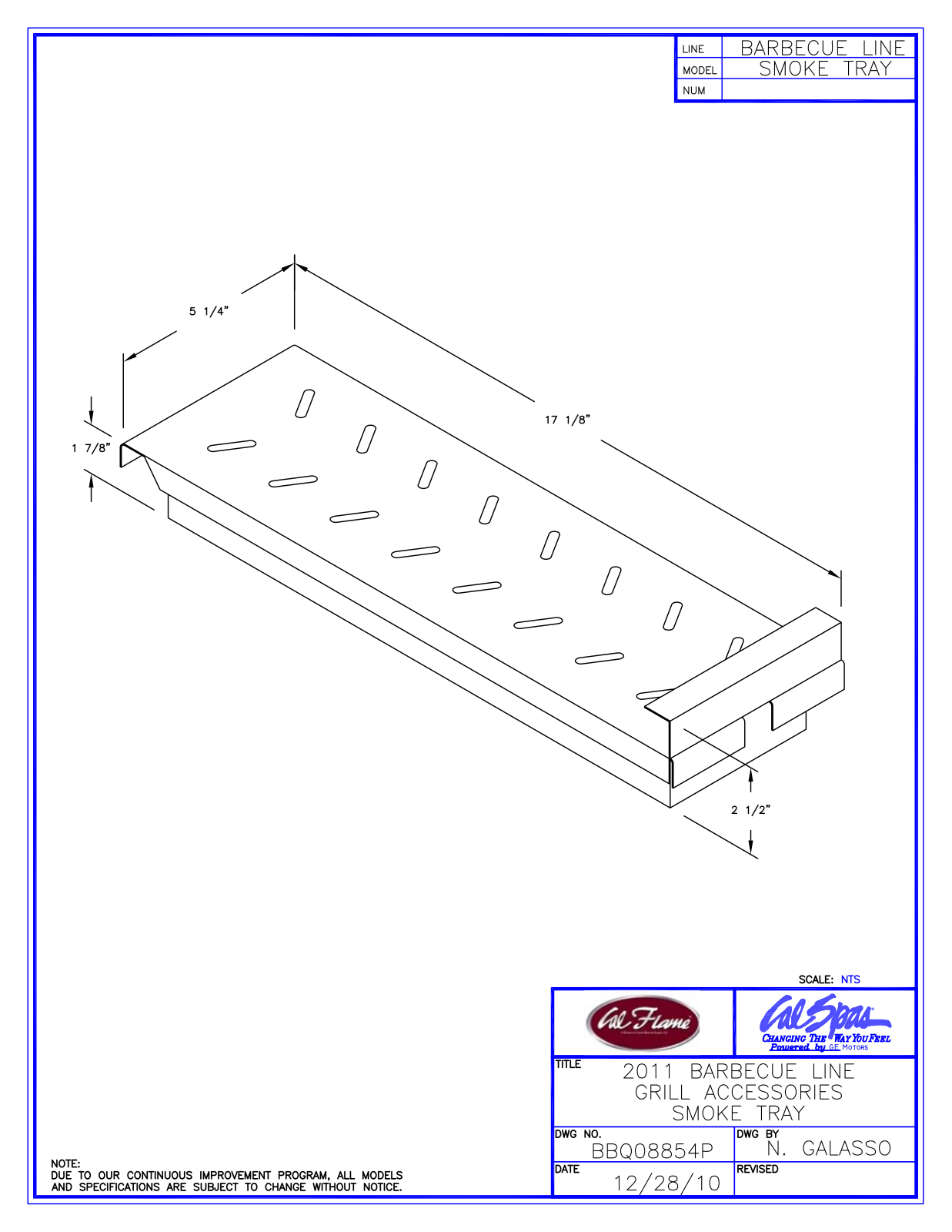 Cal Flame BBQ08854P User Manual