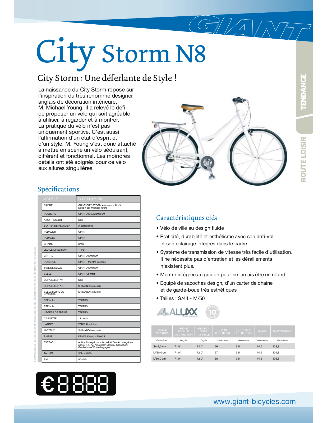 GIANT CITY STORM N8 User Manual