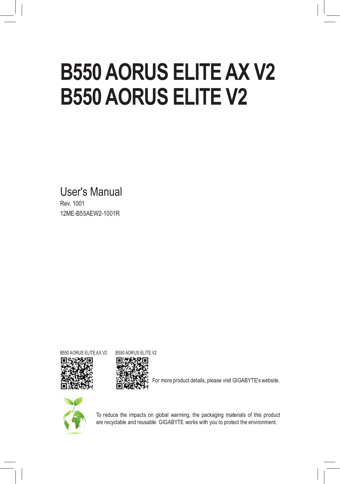 Gigabyte B550 Aorus elite AX V2 Service Manual