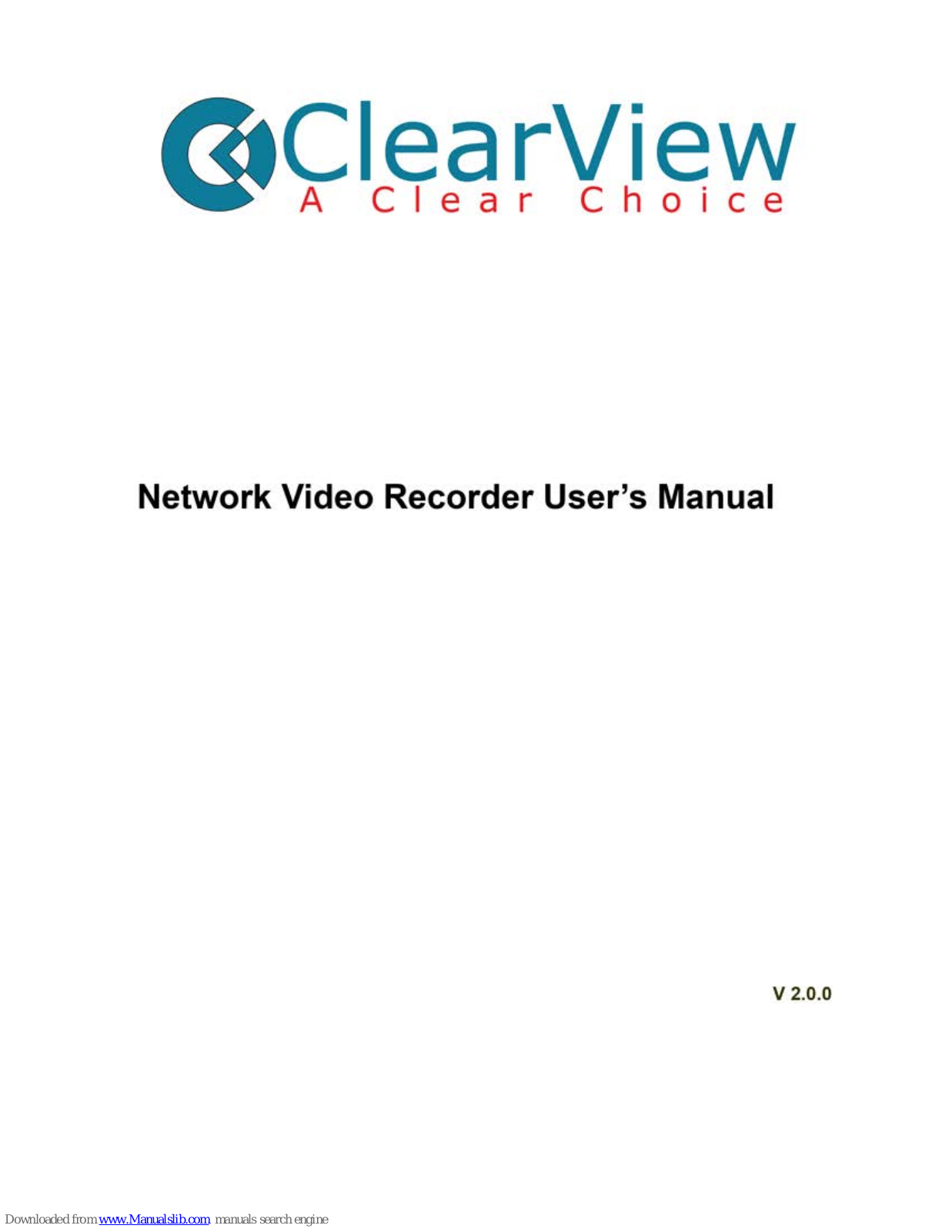 ClearView Phoenix User Manual