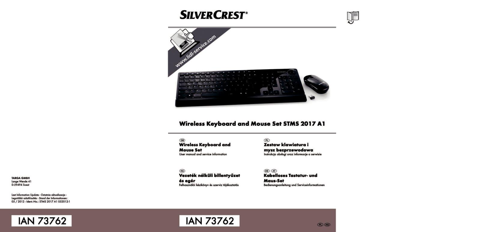 Silvercrest STMS 2017 A1 User Manual