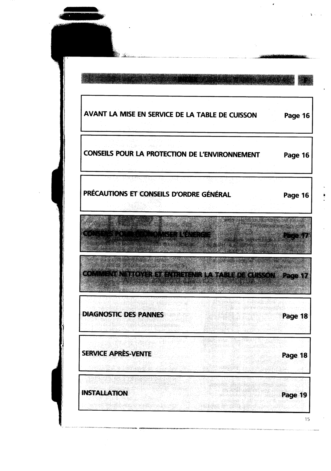 WHIRLPOOL AKF 511 IX, AKF 572 IX, AKF 595 IX, AKF 597 IX, TGW 3563 IN User Manual