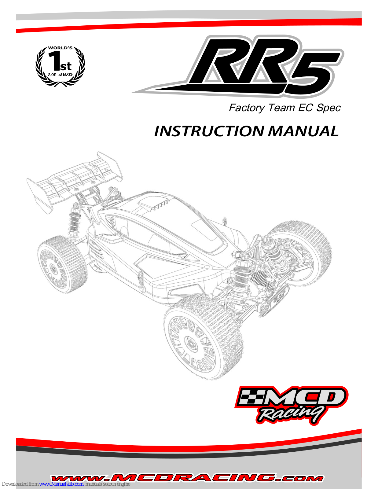 MCD Racing RR5 Instruction Manual