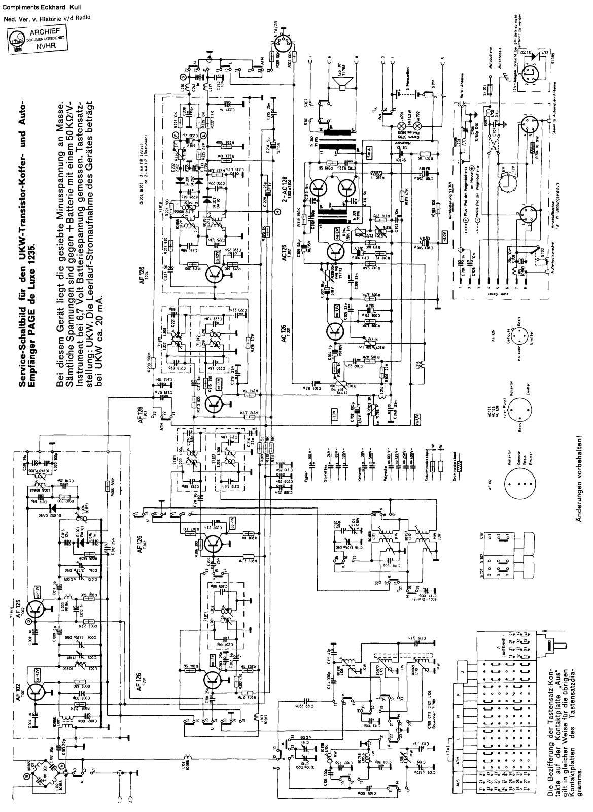 Graetz 1235 Schematic