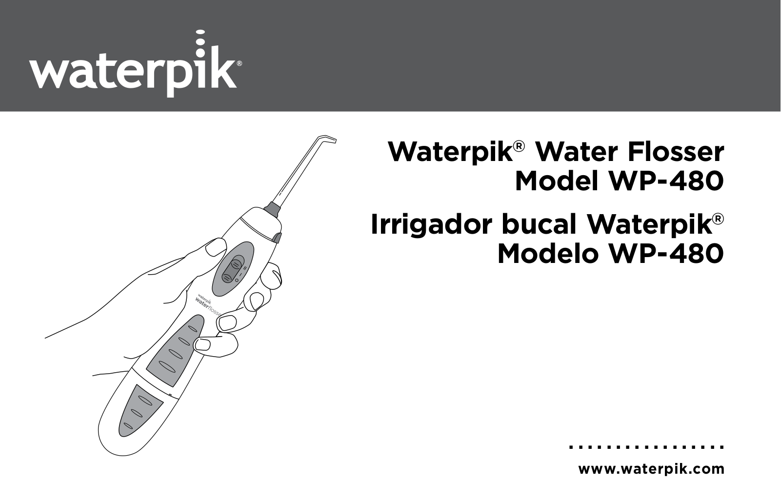 Waterpik WP-480 User Manual