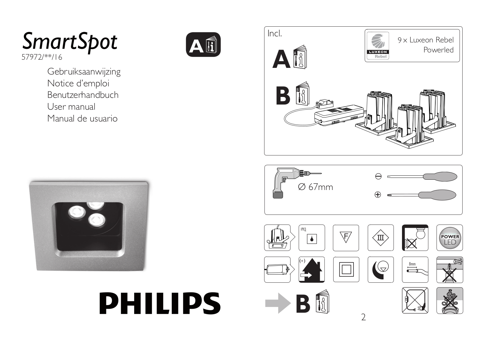 Philips 57972-48-16, 57972-17-16 User Manual