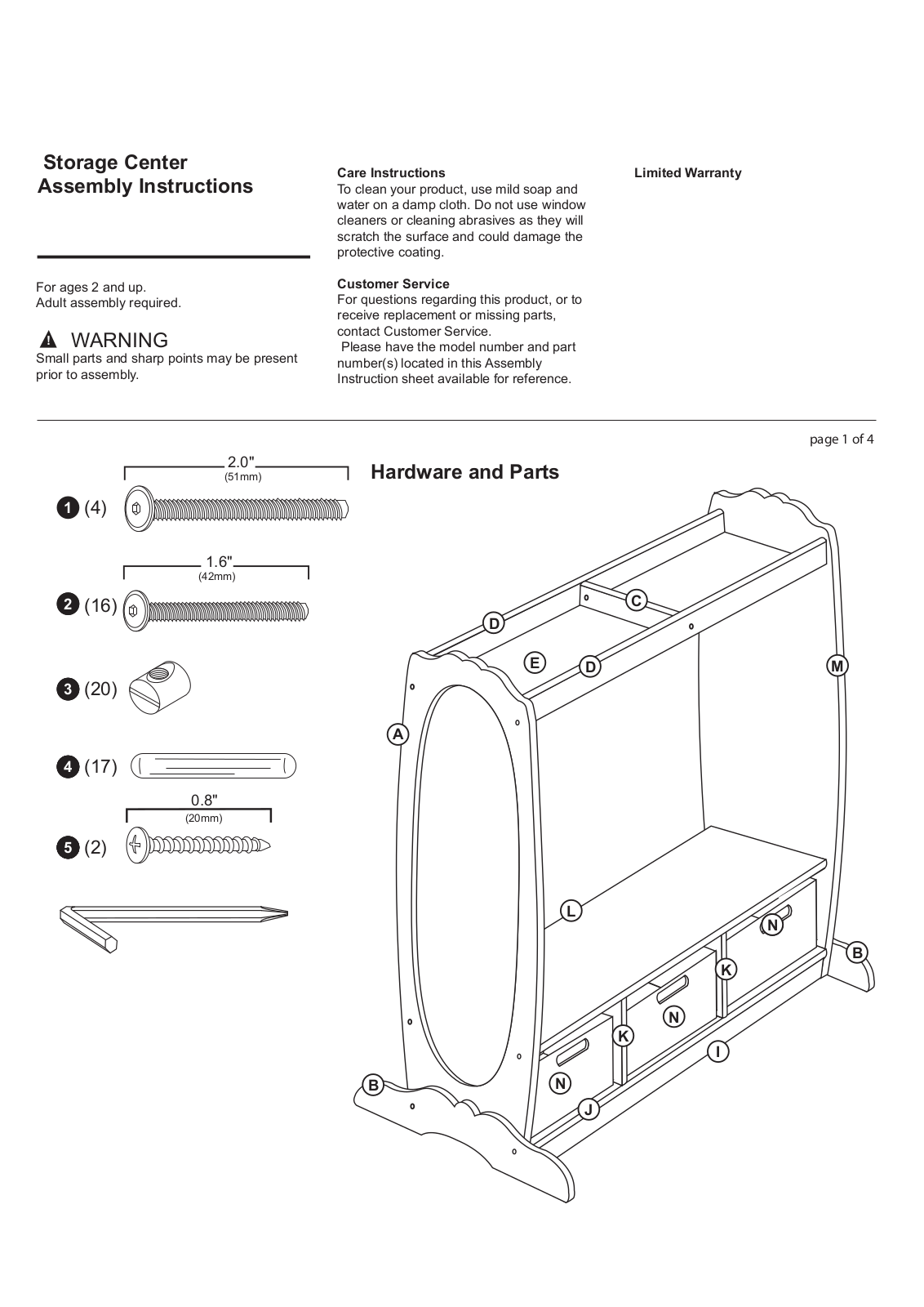 Guidecraft W008703877 Assembly Instructions - ManualMachine.com